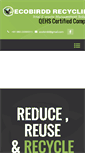 Mobile Screenshot of ecobirddrecycling.com